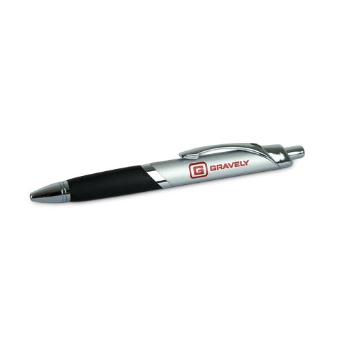 Gravely Metal Pen Ballpoint Prestige Silver