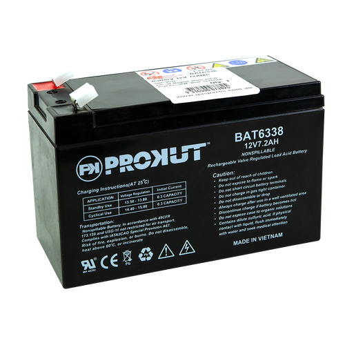 Prokut Battery 12v 7.2amp