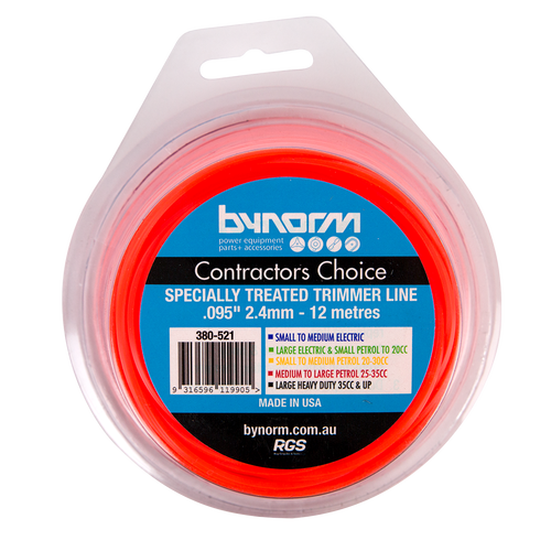 Contractors Choice Line 2.4mm 12m Orange